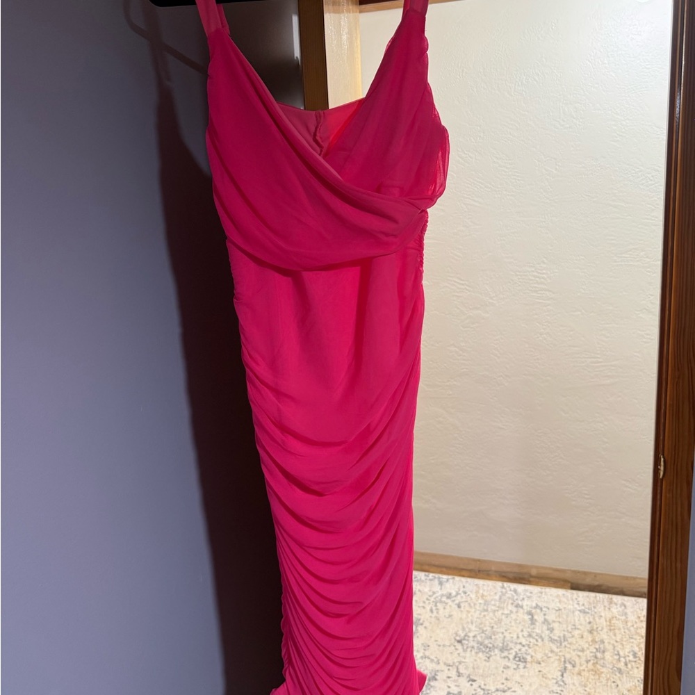 NWOT - Spicy Pink Sleeveless Bodycon Dress